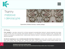 Tablet Screenshot of kalina-tkaniny.pl